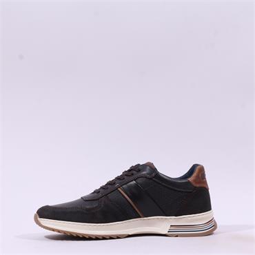 Tommy Bowe Deaves Casual Laced Trainer - Hickory